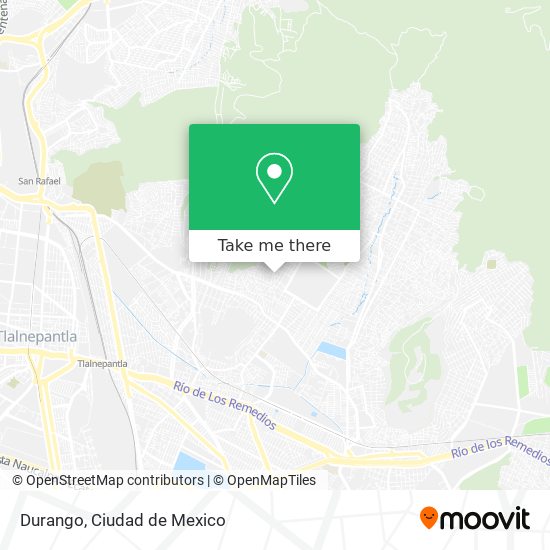 Mapa de Durango