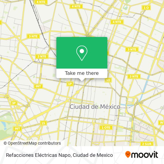 Refacciones Eléctricas Napo map