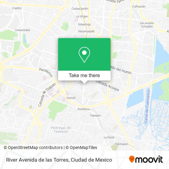 Mapa de River Avenida de las Torres