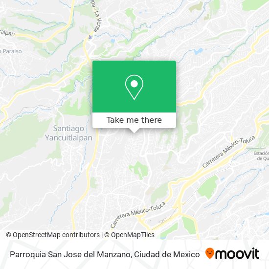 Parroquia San Jose del Manzano map