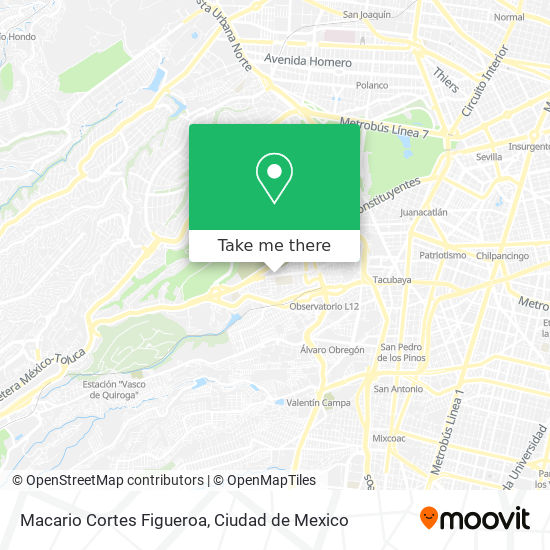 Mapa de Macario Cortes Figueroa