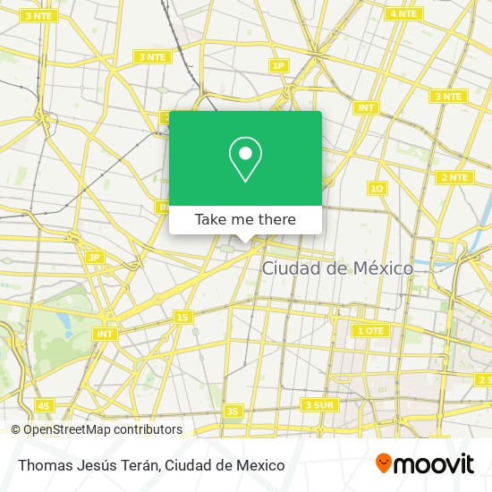 Mapa de Thomas Jesús Terán