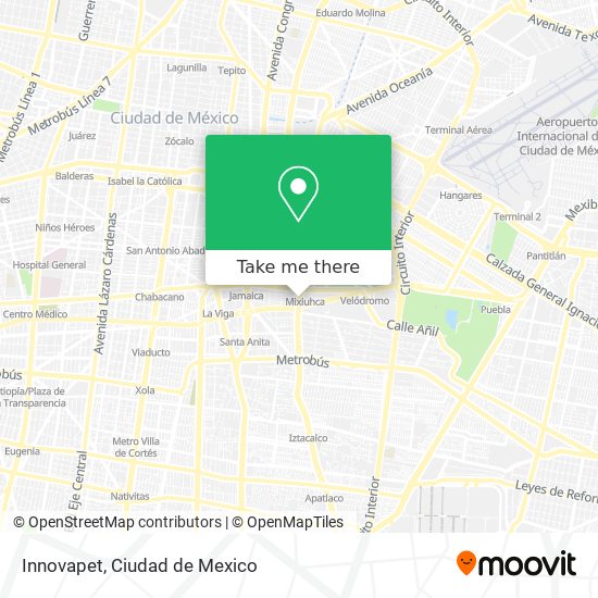 Mapa de Innovapet