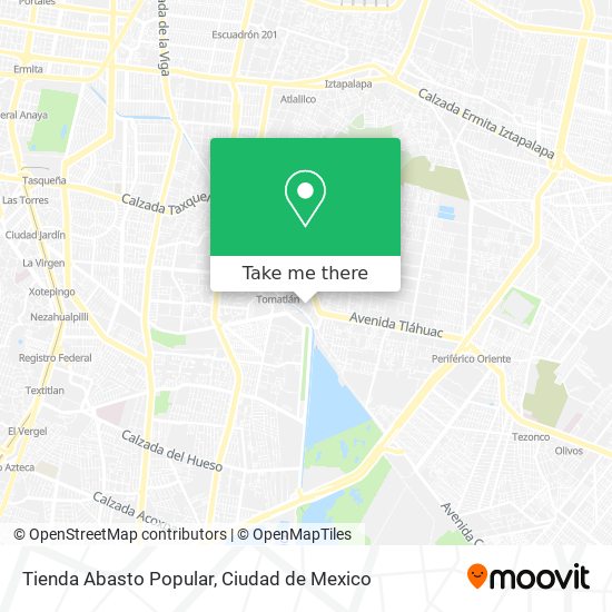 Mapa de Tienda Abasto Popular