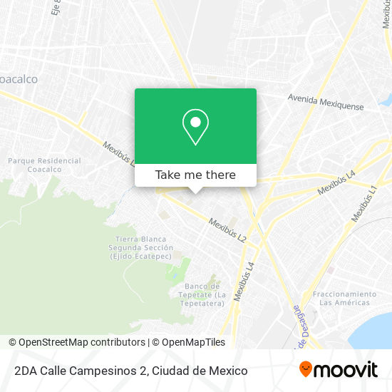 Mapa de 2DA Calle Campesinos 2