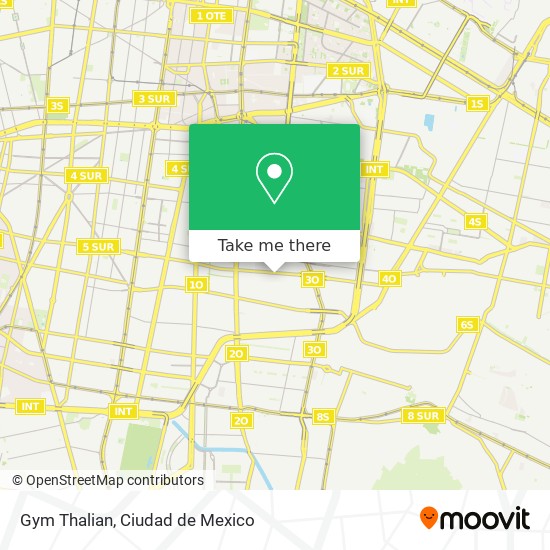 Gym Thalian map