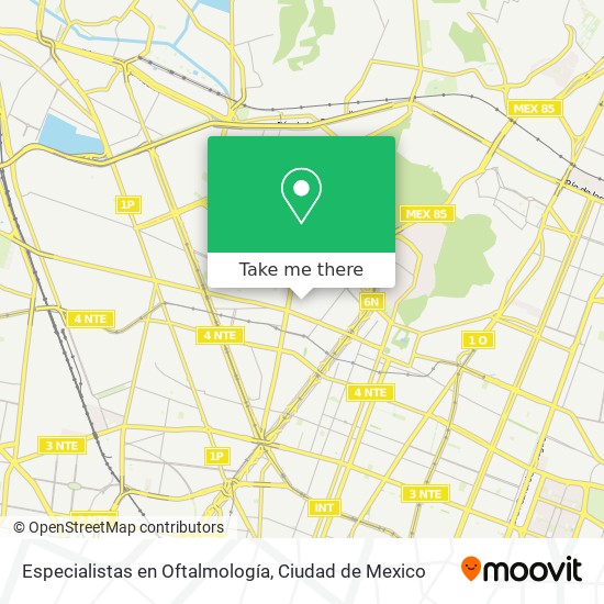 Especialistas en Oftalmología map