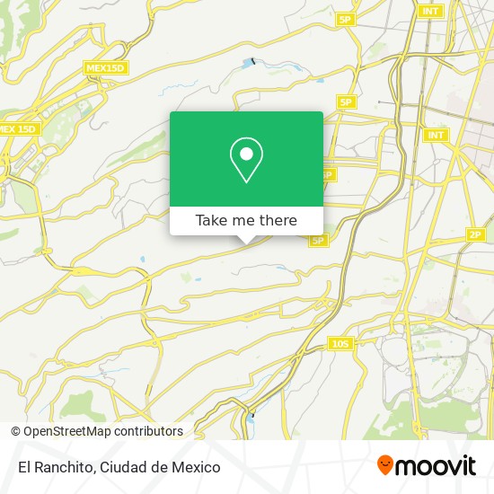 El Ranchito map