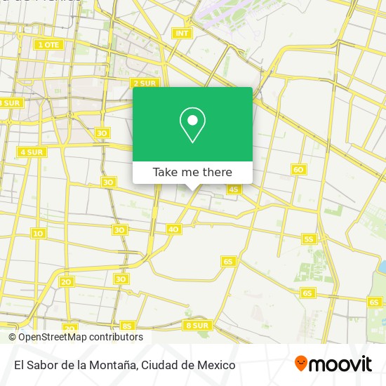 Mapa de El Sabor de la Montaña