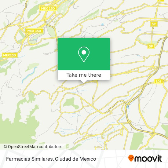 Farmacias Similares map