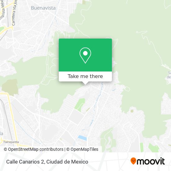 Mapa de Calle Canarios 2