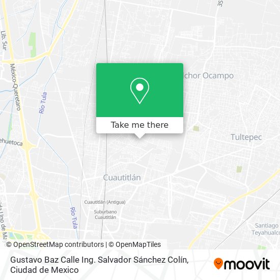Gustavo Baz Calle Ing. Salvador Sánchez Colín map