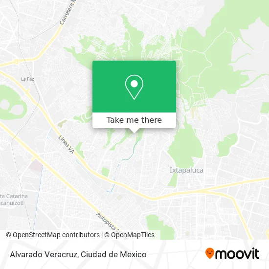 Mapa de Alvarado Veracruz