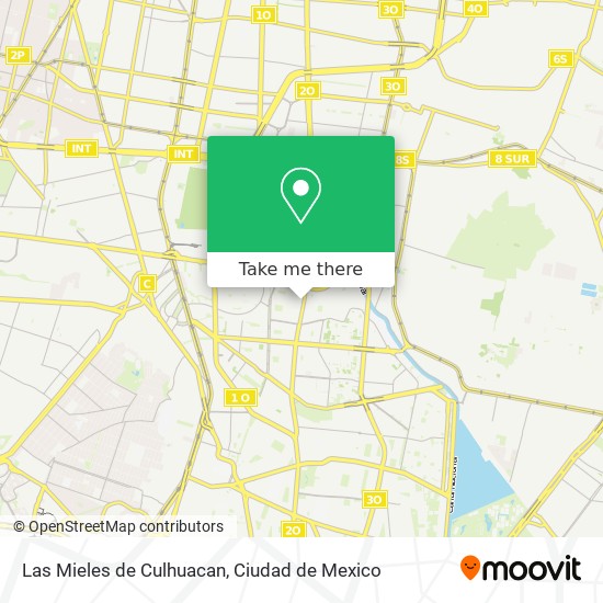 Las Mieles de Culhuacan map