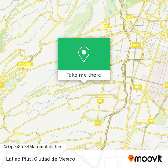 Mapa de Latino Plus