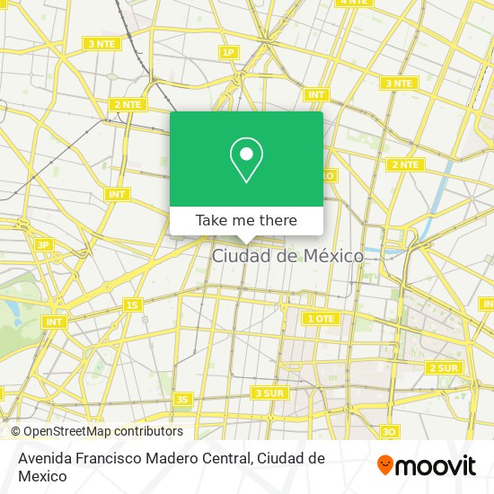 Mapa de Avenida Francisco Madero Central