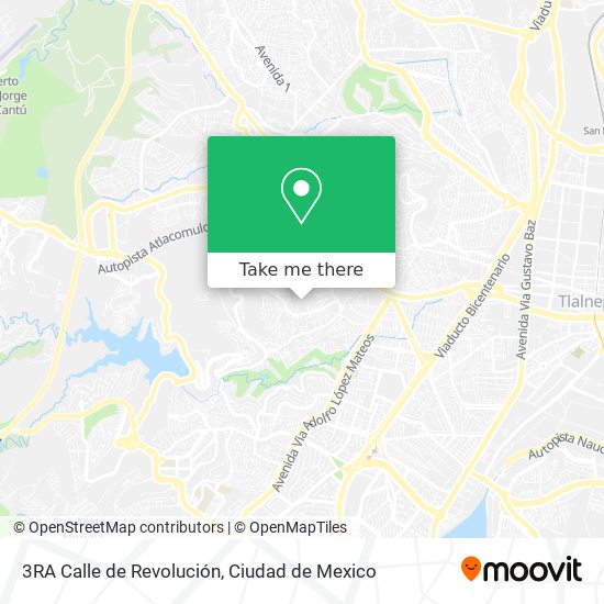 3RA Calle de Revolución map