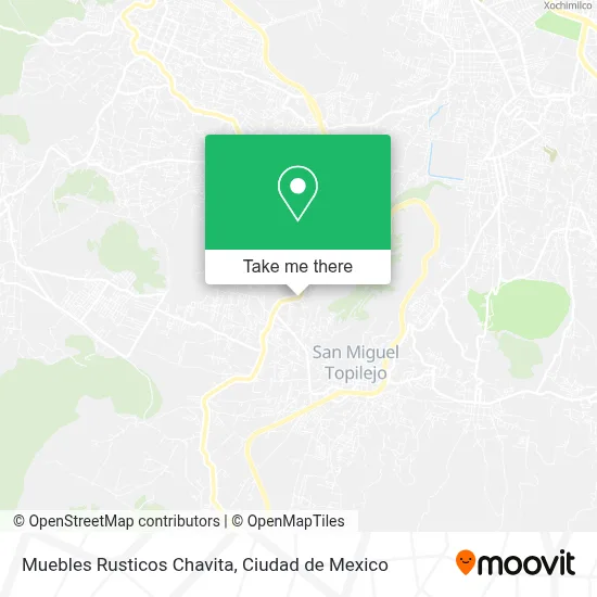 Muebles Rusticos Chavita map
