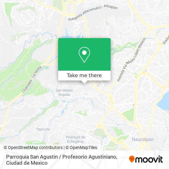 Mapa de Parroquia San Agustin / Profesorio Agustiniano