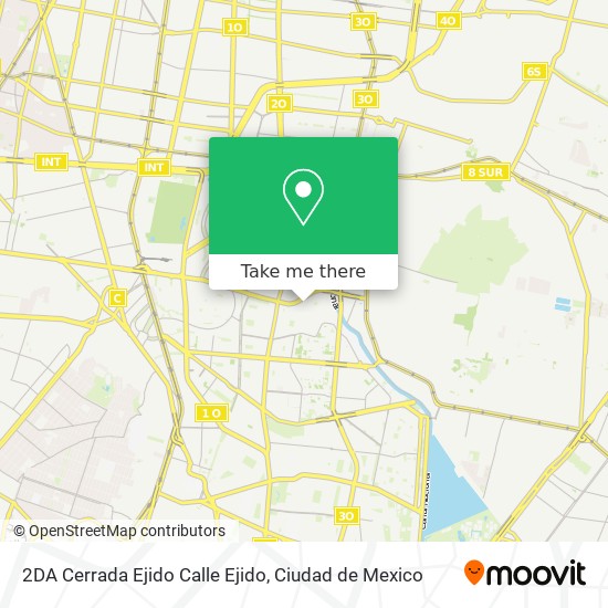 2DA Cerrada Ejido Calle Ejido map