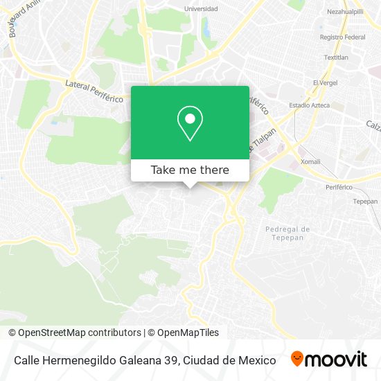 Calle Hermenegildo Galeana 39 map