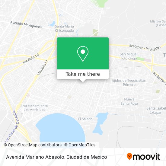 Avenida Mariano Abasolo map