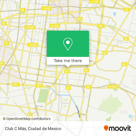 Mapa de Club C Más