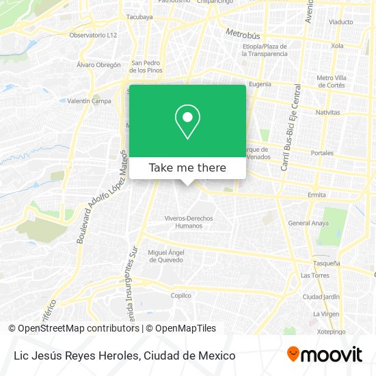 Mapa de Lic Jesús Reyes Heroles