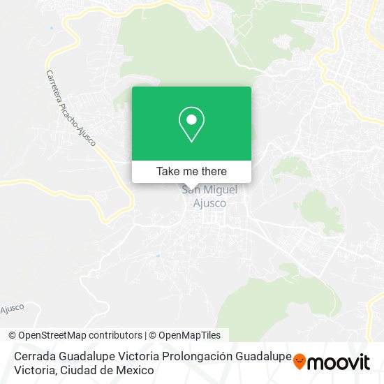 Cerrada Guadalupe Victoria Prolongación Guadalupe Victoria map