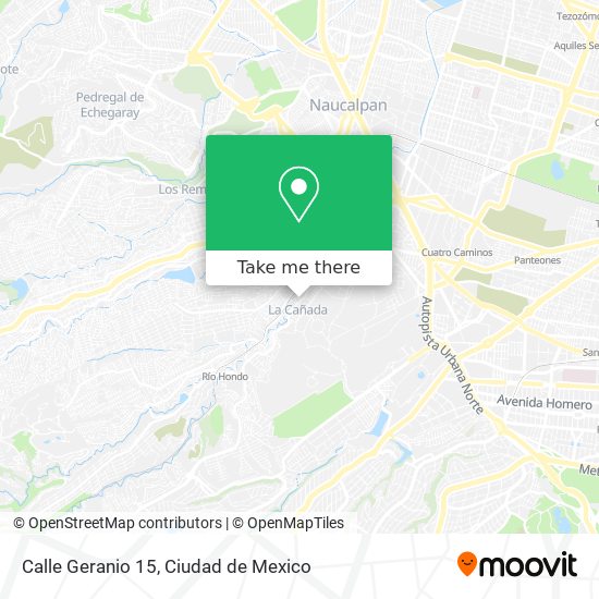 Calle Geranio 15 map