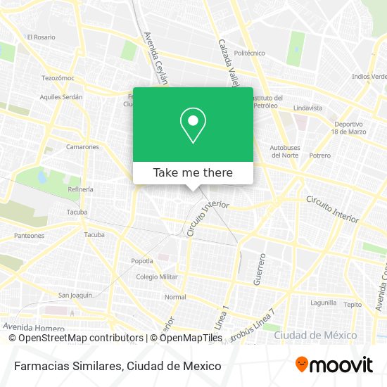 Farmacias Similares map