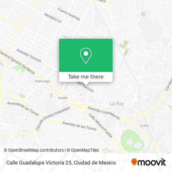 Calle Guadalupe Victoria 25 map