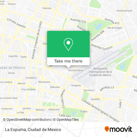 La Espuma map