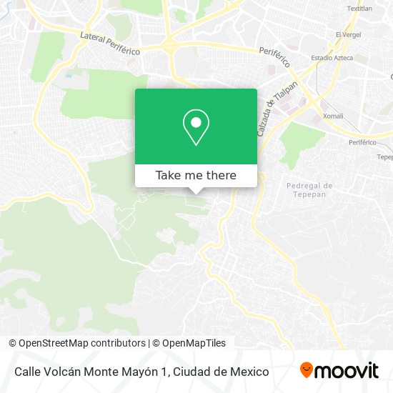 Calle Volcán Monte Mayón 1 map