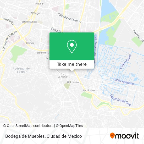 Bodega de Muebles map