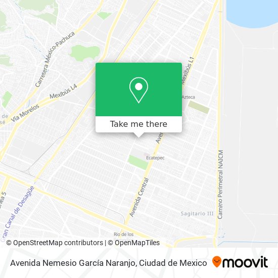Avenida Nemesio García Naranjo map