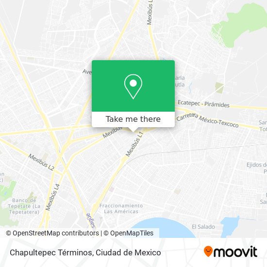 Chapultepec Términos map