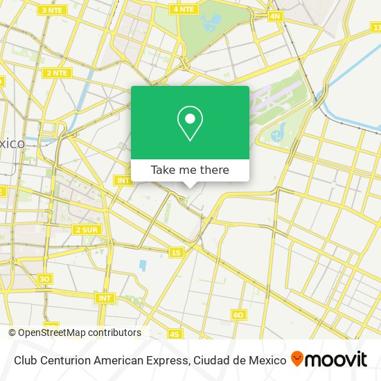 Mapa de Club Centurion American Express