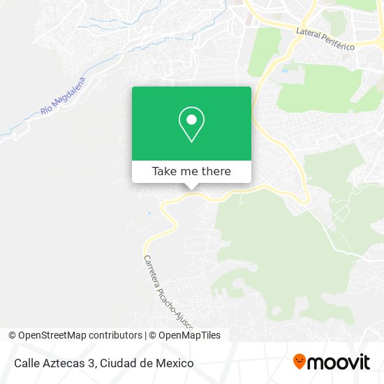 Mapa de Calle Aztecas 3
