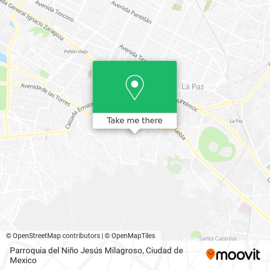 Parroquia del Niño Jesús Milagroso map