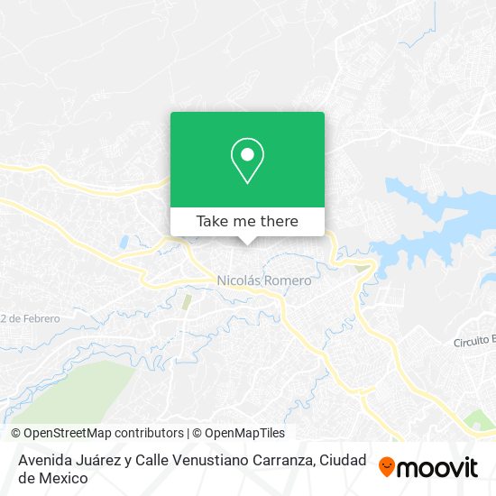 Avenida Juárez y Calle Venustiano Carranza map