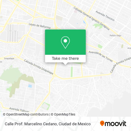 Mapa de Calle Prof. Marcelino Cedano