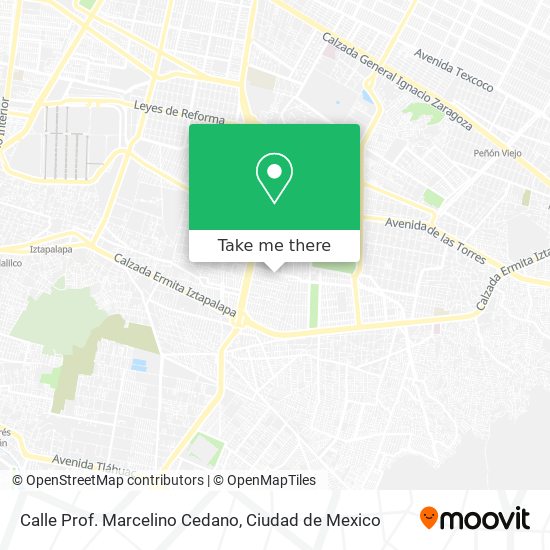 Mapa de Calle Prof. Marcelino Cedano
