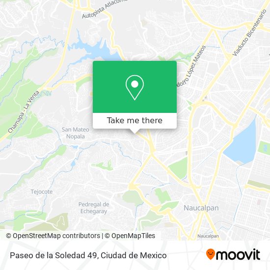 Mapa de Paseo de la Soledad 49