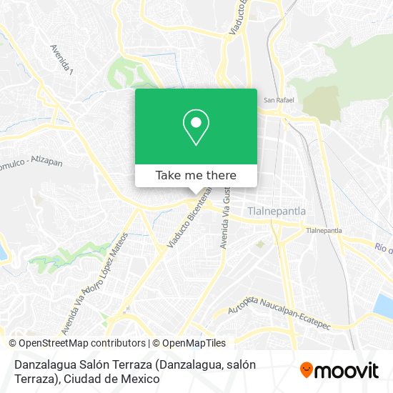 Mapa de Danzalagua Salón Terraza (Danzalagua, salón Terraza)
