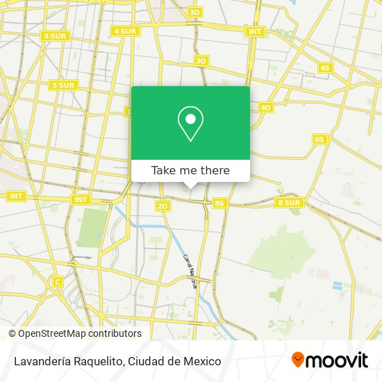 Mapa de Lavandería Raquelito