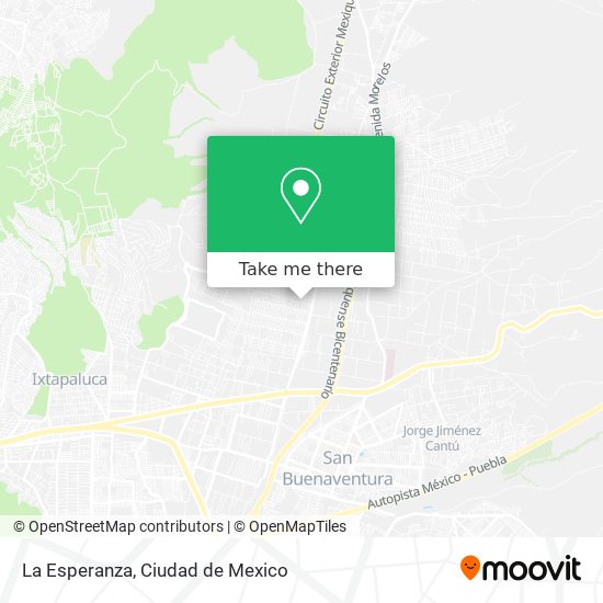 Mapa de La Esperanza