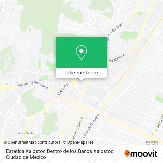 Estetica Xalostoc Dentro de los Banos Xalostoc map