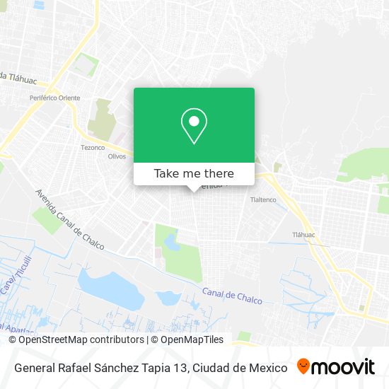 Mapa de General Rafael Sánchez Tapia 13
