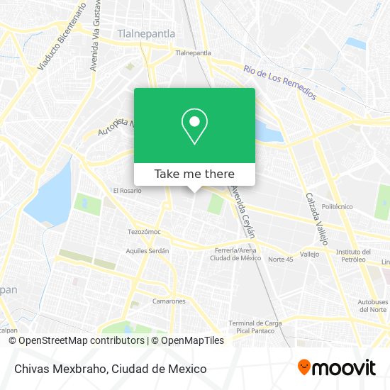 Chivas Mexbraho map